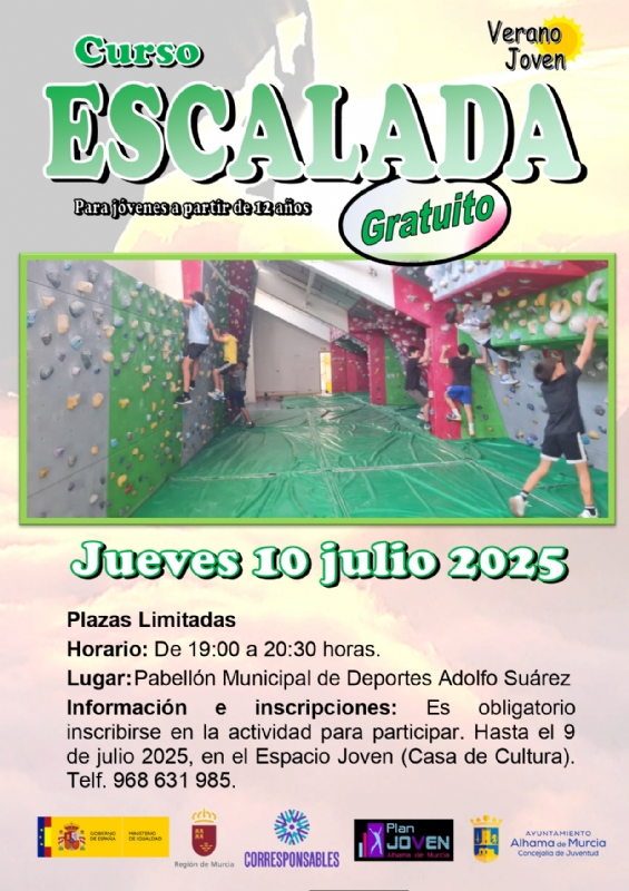 VERANO JOVEN 2025: TALLER DE ESCALADA