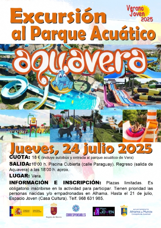 VERANO JOVEN 2025: PARQUE ACUÁTICO