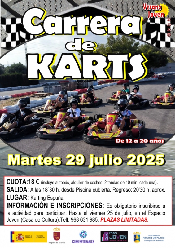 VERANO JOVEN 2025: CARRERA DE KARTS