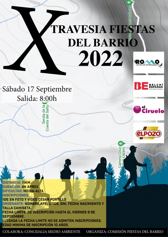 FIESTAS DEL BARRIO 2022: X TRAVESÍA FIESTAS DEL BARRIO
