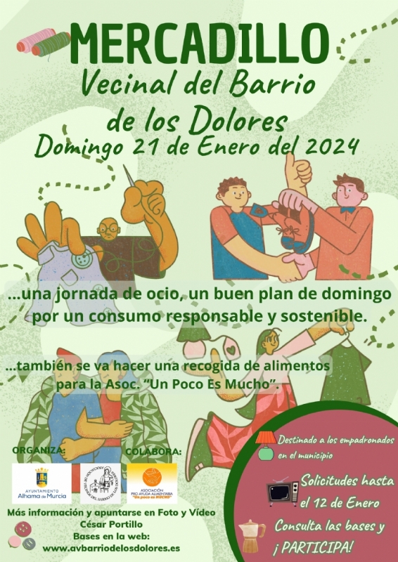 FLEA MARKET IN BARRIO DE LOS DOLORES-