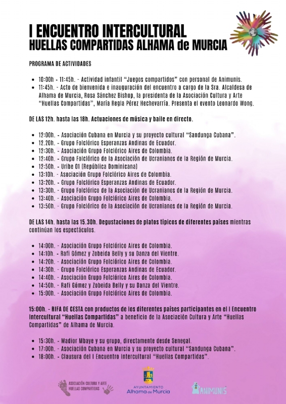 I ENCUENTRO INTERCULTURAL HUELLAS COMPARTIDAS DE ALHAMA DE MURCIA
