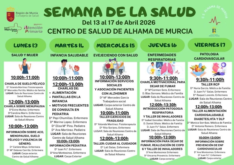 SEMANA DE LA SALUD: Información Servicios Sociales y Asociación Pacientes con Alzheimer