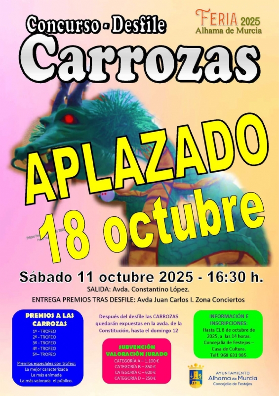 CANCELADA--> FERIA 2025: GRAN FIESTA FIN DE CARROZAS