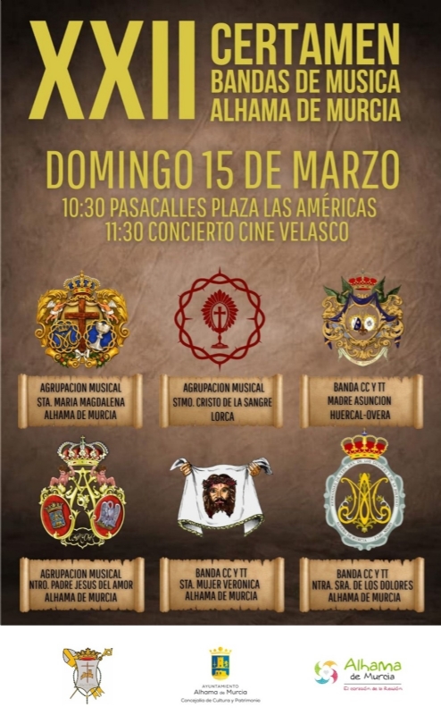 PASACALLES DEL XXII CERTAMEN DE BANDAS DE SEMANA SANTA - 1