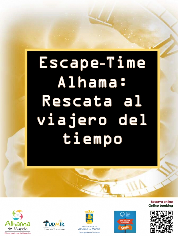 ATENCIÓN: CANCELADA =====> ESCAPE-TIME ALHAMA: RESCATA AL VIAJERO DEL TIEMPO - 1