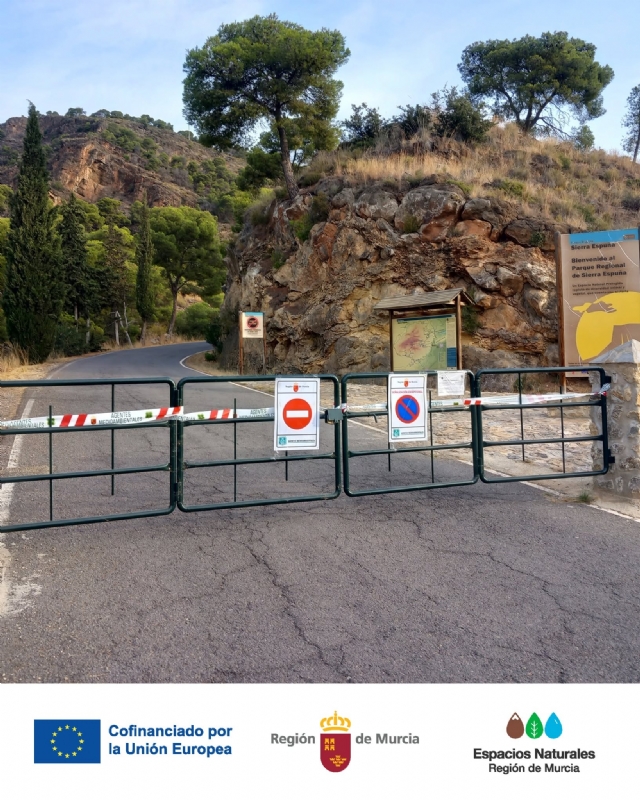 CIERRE DE ACCESOS PARQUE REGIONAL DE SIERRA ESPUÑA