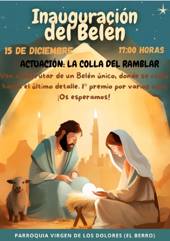 NAVIDAD 2024 EN EL BERRO: INAUGURACIÓN DEL BELÉN DE LA PARROQUIA VIRGEN DE LOS DOLORES - 1