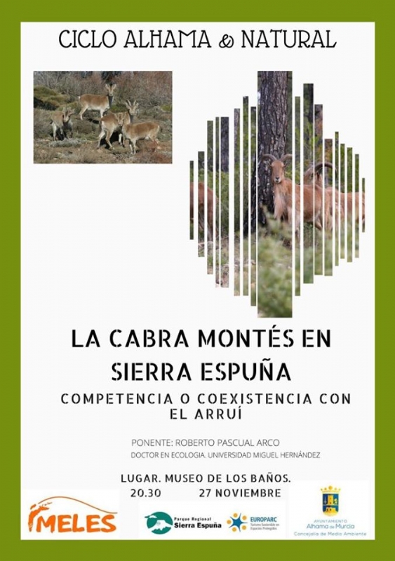 CICLO DE CHARLAS ALHAMA & NATURAL: CICLO DE CHARLAS ALHAMA & NATURAL:
