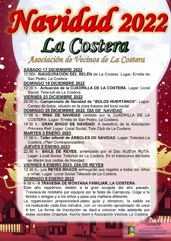 NAVIDAD EN LA COSTERA. GRAN BINGO DE NAVIDAD - 1