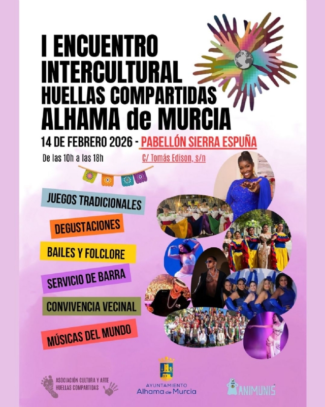 I ENCUENTRO INTERCULTURAL HUELLAS COMPARTIDAS DE ALHAMA DE MURCIA