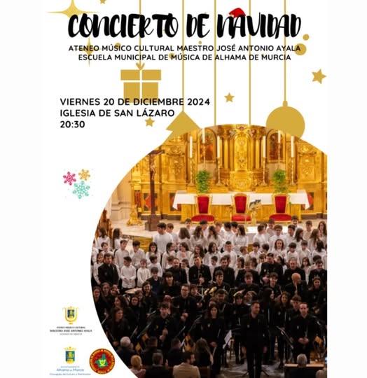 NAVIDAD 2024: CONCIERTO DE NAVIDAD DE LA BANDA TITULAR ATENEO MÚSICO CULTURAL 