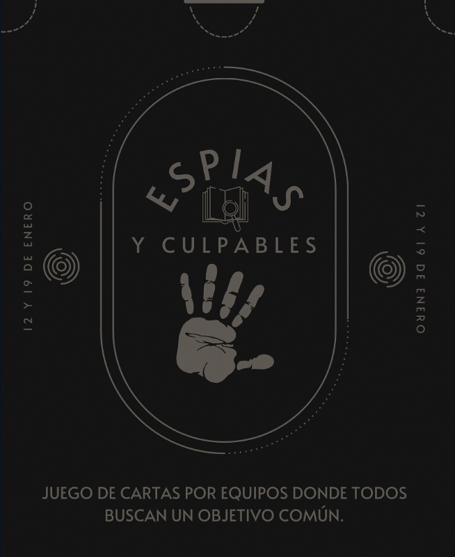 LA GUARIDA 2025: Spies and Guilties card game