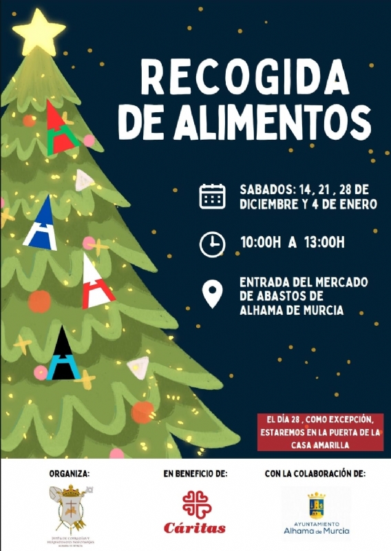 NAVIDAD 2024: CAMPAÑA DE NAVIDAD DE RECOGIDA DE ALIMENTOS  - 1