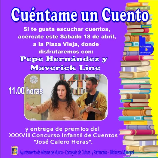 DIA DEL LIBRO 2026: Cuentacuentos y entrega de premios del Concurso Infantil de Cuentos José Calero Heras - 1