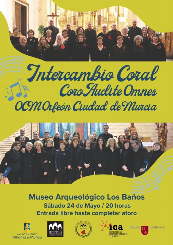 INTERCAMBIO CORAL: Coro Audite Omnes y Orfeón Ciudad de Murcia - 1 INTERCAMBIO CORAL: Coro Audite Omnes y Orfeón Ciudad de Murcia - 1