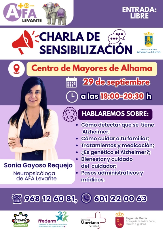CHARLA SENSIBILIZACIÓN ALZHÉIMER - 1