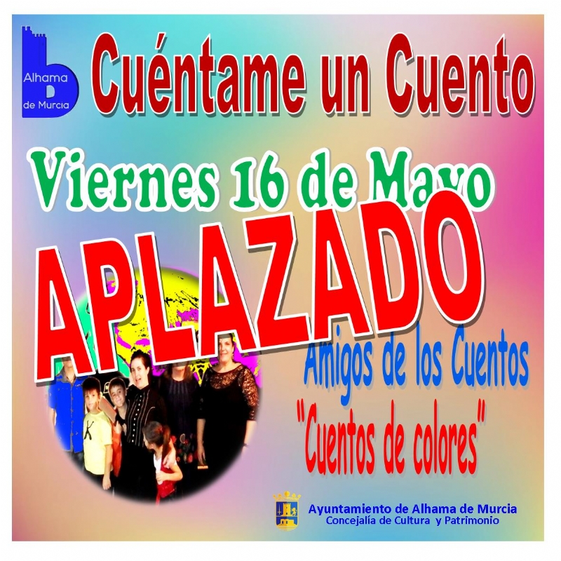 ¡ATENCIÓN APLAZADO! DIA DEL LIBRO 2025: Cuentacuentos 