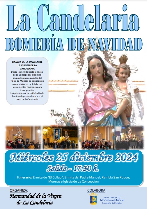 NAVIDAD 2024: Bajada de la imagen de la Virgen de la Candelaria - 1