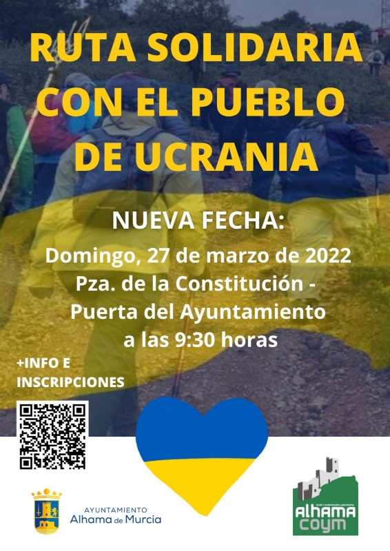 APLAZADA ===> RUTA SOLIDARIA CON EL PUEBLO DE UCRANIA / NUEVA FECHA EL 27/03/2022 - 1