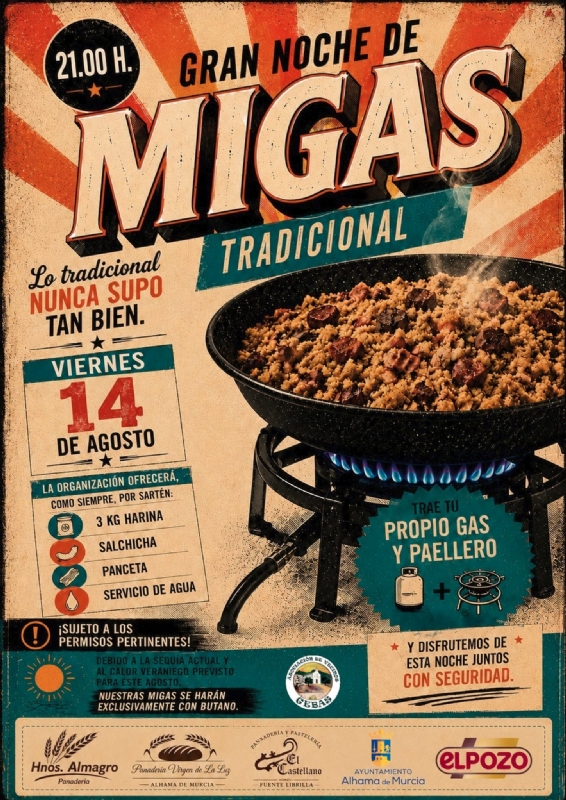 FIESTAS DE GEBAS 2026: GRAN NOCHE DE MIGAS TRADICIONAL - 1