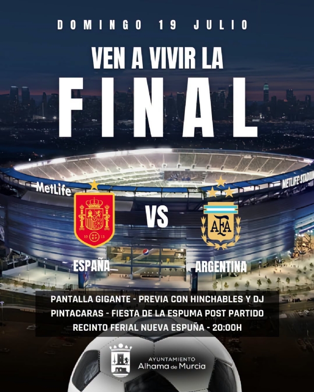 ENJOY THE SPAIN VS ARGENTINA MATCH AT THE RECINTO FERIAL NUEVA ESPUÑA 