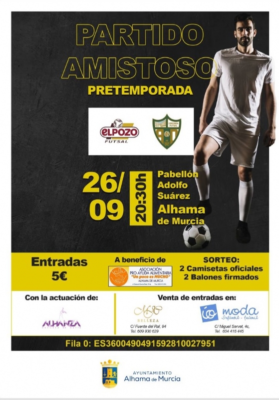 Partido amistoso El Pozo Futsal - Córdoba Patrimonio de la Humanidad Futsal