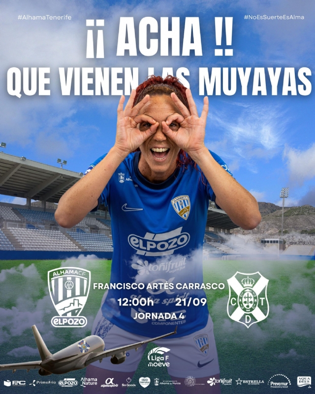 PREFERENTE FOOTBALL LEAGUE: ALHAMA CF ElPozo - TENERIFE CD Women PREFERENTE FOOTBALL LEAGUE: ALHAMA CF ElPozo - TENERIFE CD Women