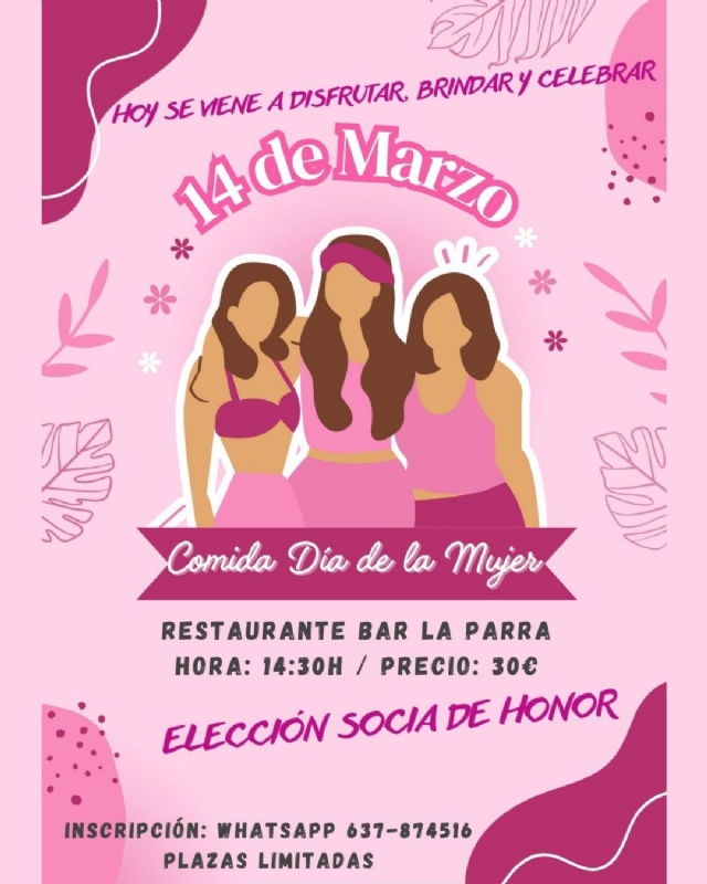 8M DÍA INTERNACIONAL DE LA MUJER: COMIDA DÍA DE LA MUJER EN EL BERRO - 1