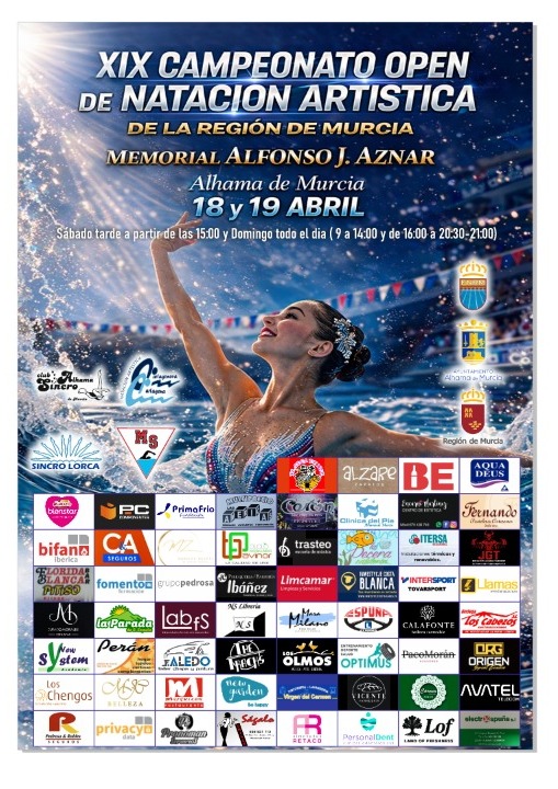 XIX CAMPEONATO OPEN DE NATACIÓN ARTÍSTICA DE LA REGIÓN DE MURCIA - 1