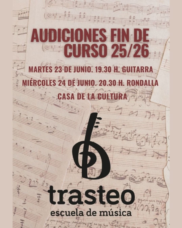 AUDICIONES FIN DE CURSO ESCUELA DE MÚSICA TRASTEO - 1