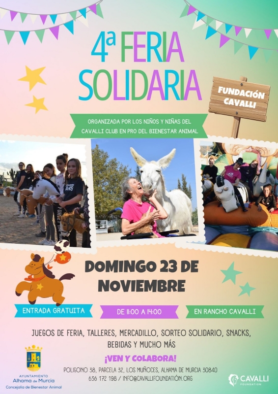 4ª FERIA SOLIDARIA DE LA FUNDACIÓN CAVALLI