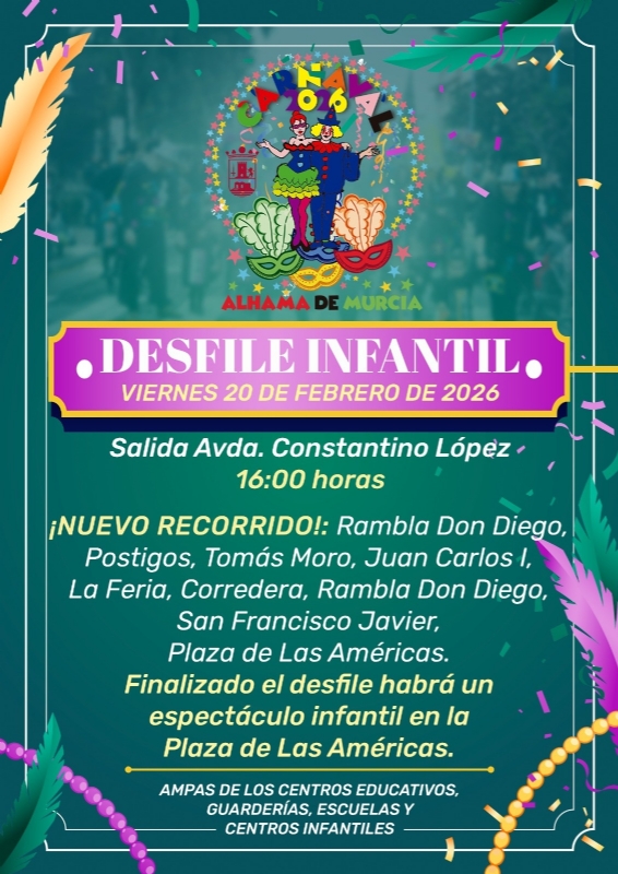 CARNAVAL 2026: DESFILE INFANTIL