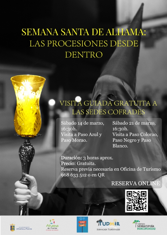 SEMANA SANTA DE ALHAMA: LAS PROCESIONES DESDE DENTRO (Guided visit in Spanish)