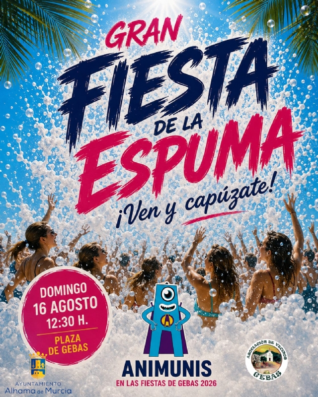 FIESTAS DE GEBAS 2026: GRAN FIESTA DE LA ESPUMA - 1