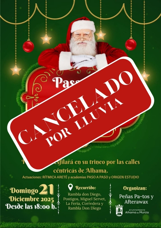 ATTENTION, CANCELLED -->CHRISTMAS 2025: SANTA CLAUS PARADE