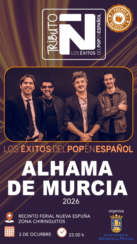 FERIA 2026: TRIBUTO Ñ, LOS ÉXITOS DEL POP EN ESPAÑOL