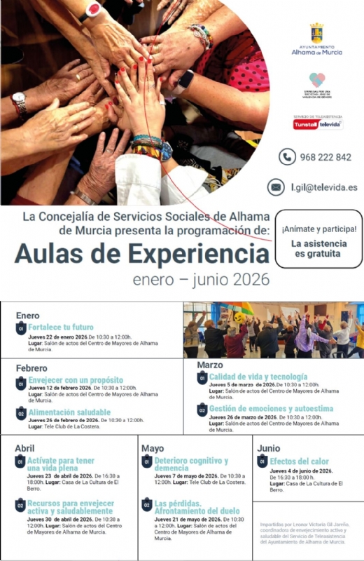 AULA DE EXPERIENCIAS PARA MAYORES: 