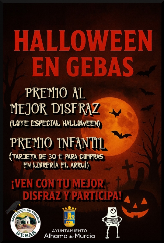 V FIESTA DE HALLOWEEN EN GEBAS