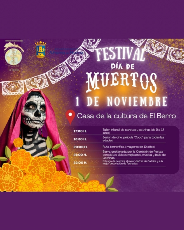 HALLOWEEN EN EL BERRO: FESTIVAL DÍA DE MUERTOS