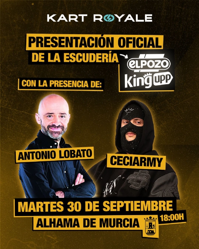 FERIA 2025: ElPozo King Upp presents its team for Kart Royale