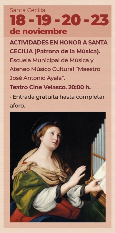 ACTIVIDADES EN HONOR A SANTA CECILIA (Patrona de la Música)