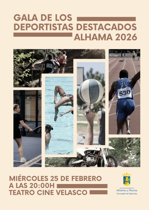 SPORTS GALA IN SPANISH: Sportswomen and sportsmen from Alhama de Murcia