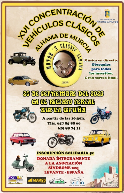 XVI CONCENTRACIÓN DE VEHÍCULOS CLÁSICOS ALHAMA DE MURCIA