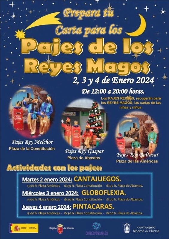 NAVIDAD 2023: ENTREGA DE CARTAS A LOS PAJES REALES