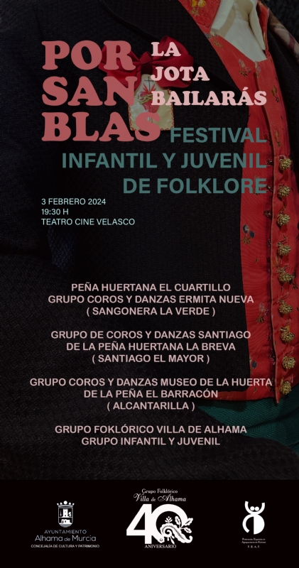 FESTIVAL INFANTIL Y JUVENIL DE FOLKLORE 2024: 