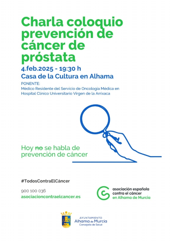 DIA MUNDIAL CONTRA EL CÁNCER 2025: Charla-coloquio