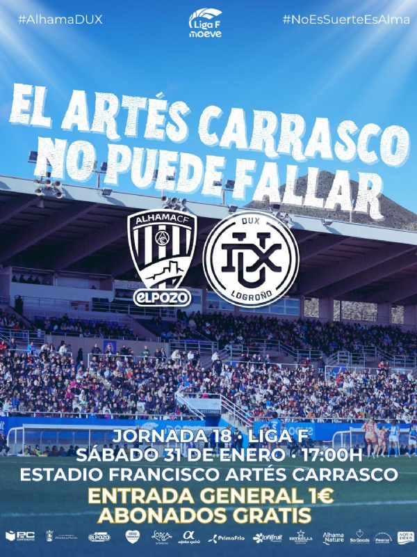 WOMEN FOOTBALL LEAGUE: Alhama CF ElPozo - Dux Logroño