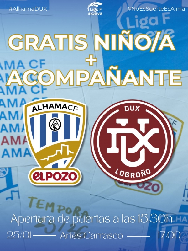 WOMEN FOOTBALL LEAGUE: Alhama CF ElPozo - Dux Logroño