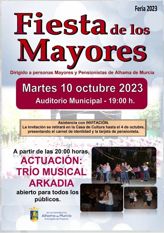 FERIA 2023: MERIENDA DE CONVIVENCIA PARA MAYORES - 1